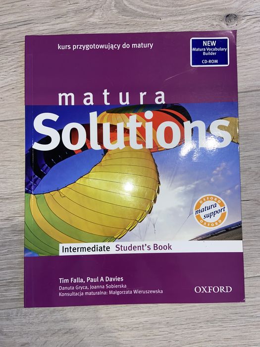 matura Solutions Intermediate kurs Oxford NOWA