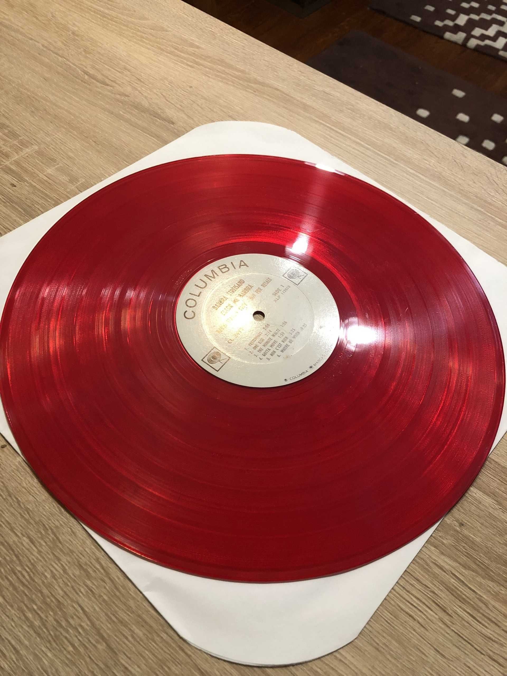 Barbra Streisand Color Me Barbra Red czerwony USA LP