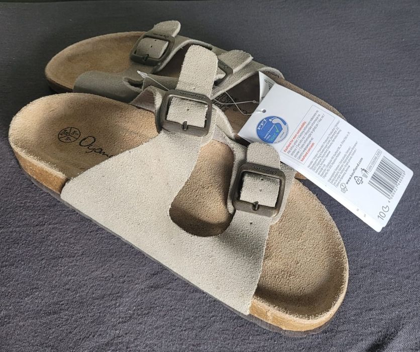 Klapki damskie skórzane 38