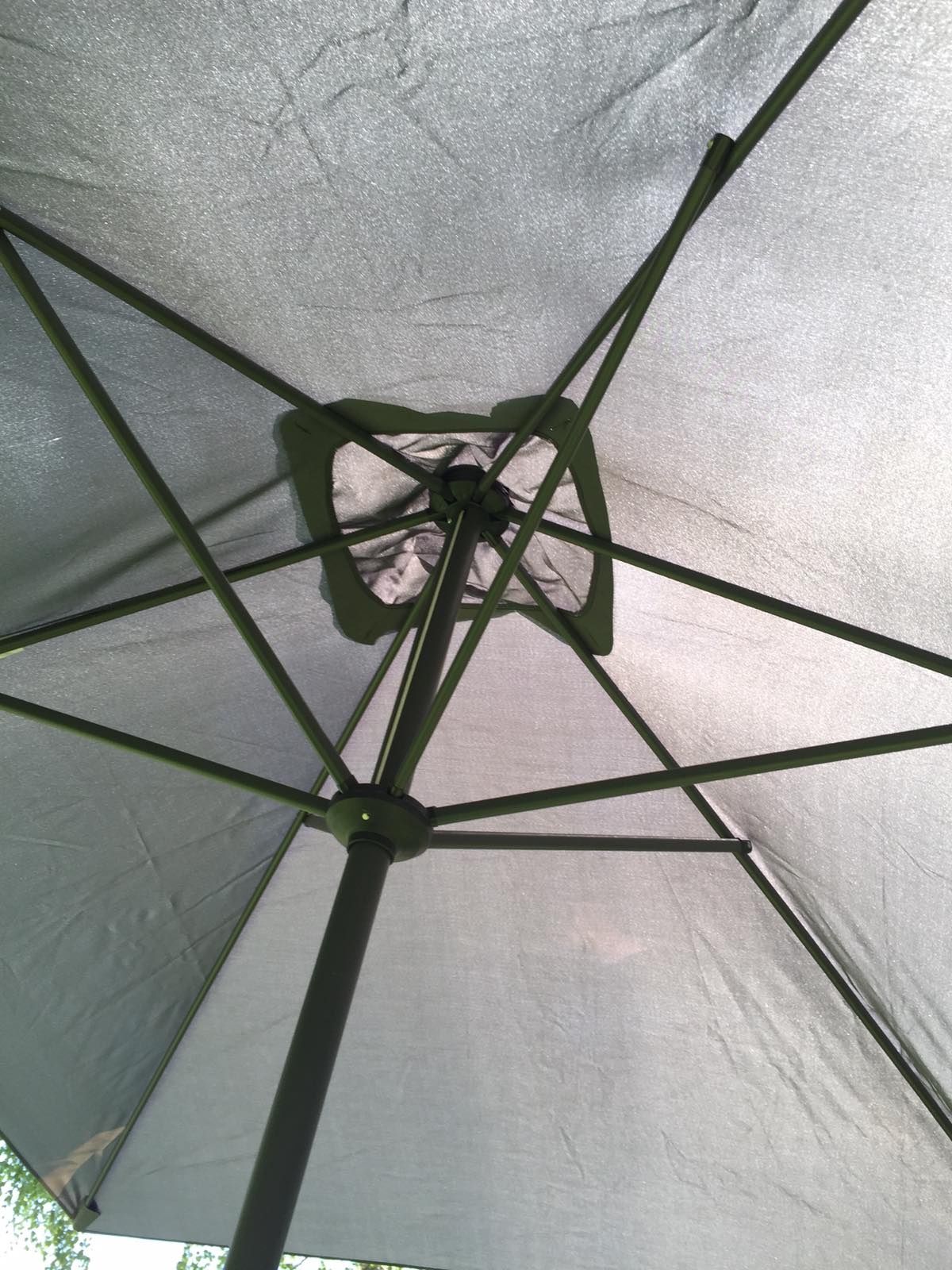 CINO Садова парасоля зонт 2х3м сіра прямокутна Польща