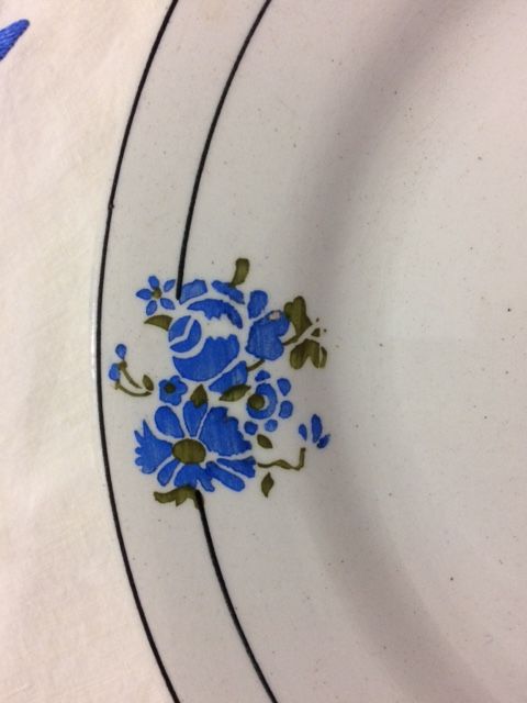 Prato Faiança da Cerâmica Limitada Alcobaça