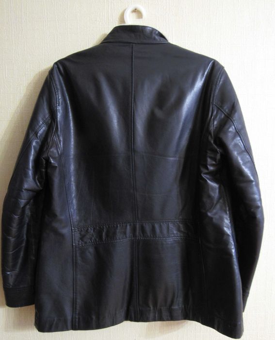 Куртка шкіряна чоловіча зимова S