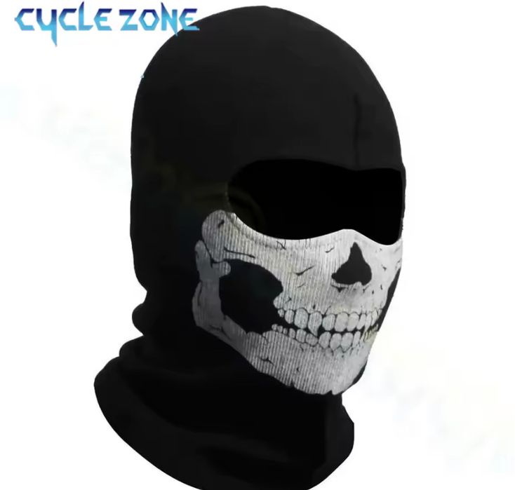 балаклава з принтом скелета