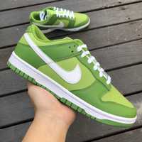 Кросівки Nike Dunk Low Chlorophyll Green White Найки Данки оригінал