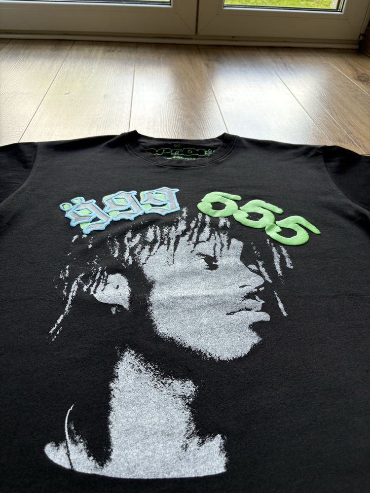 Juice WRLD x Sp5der Black Tee (Koszulka)