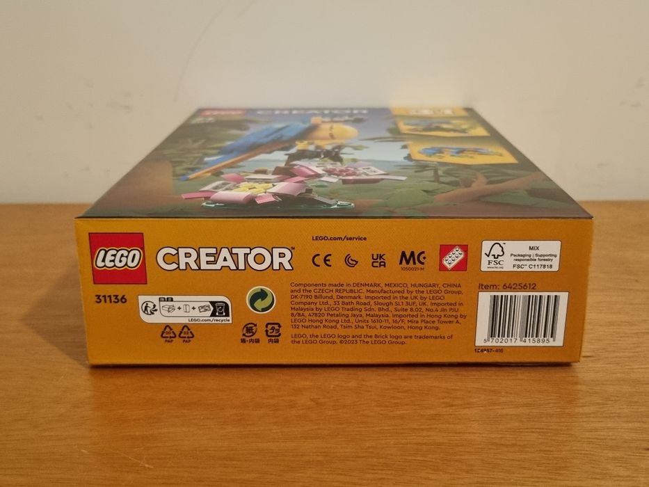 Lego Creator 3-in-1 31136 - Papagaio Exótico [novo]