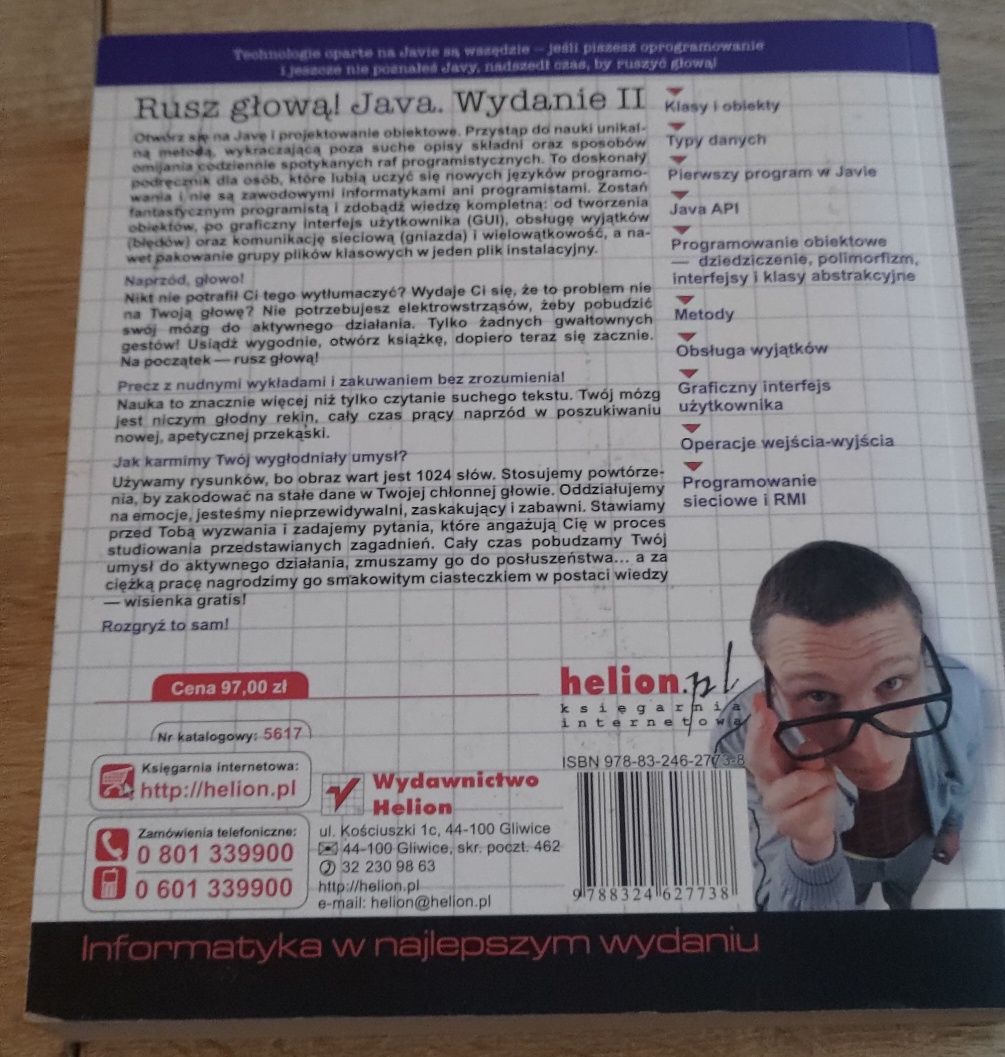 Książka Rusz głową! Java - wydanie II