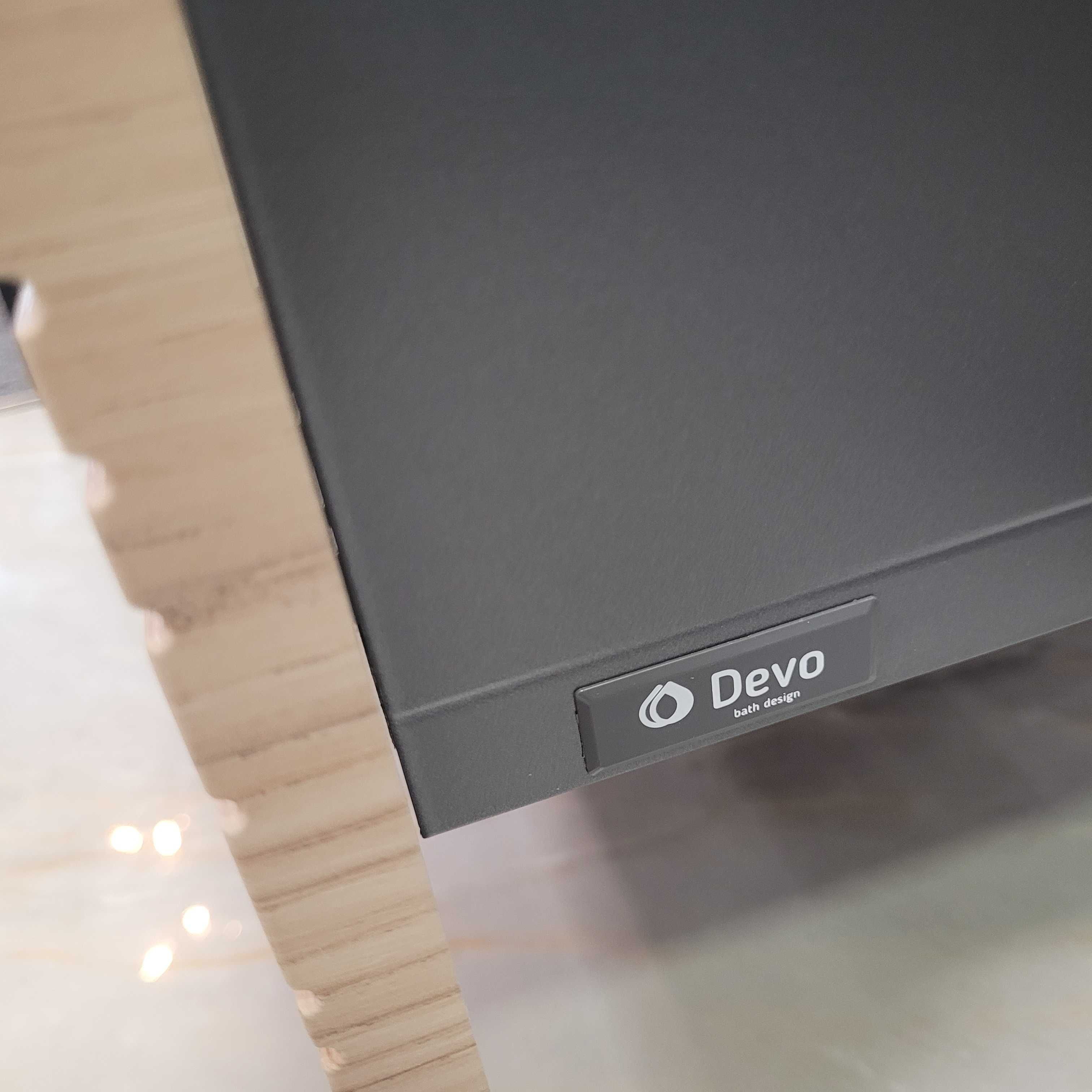 Szafka pod umywalkę drewniana ryflowana 140cm Devo My Way