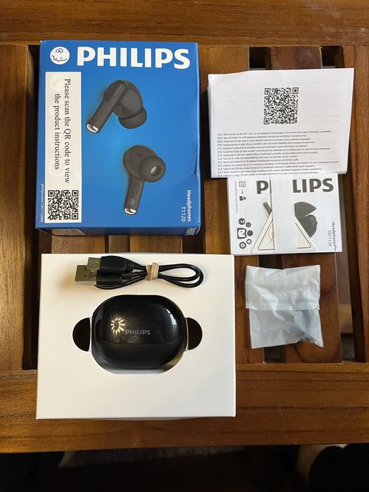 Продам беспроводные оригинальные наушники Philips