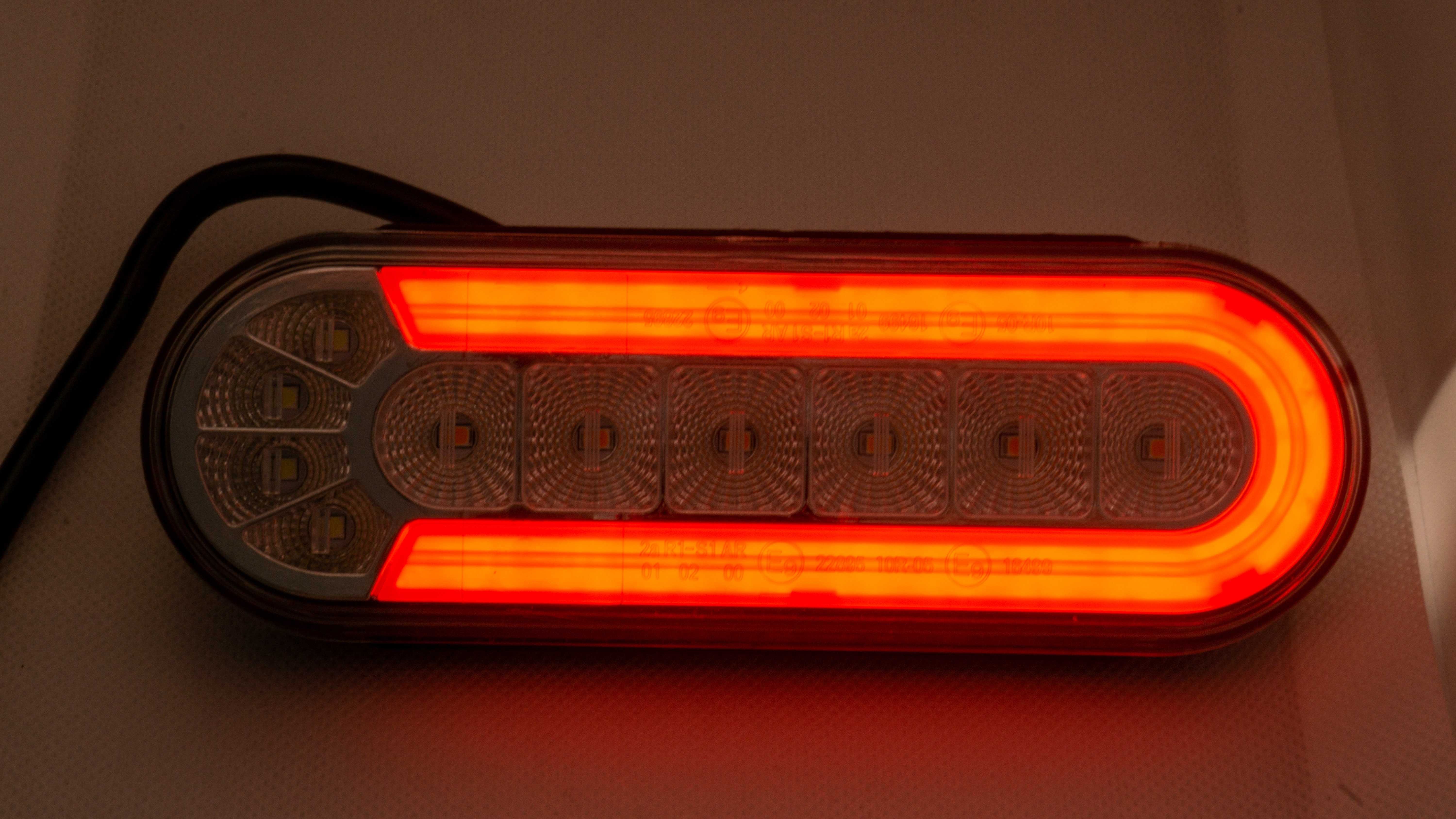 Lampa zespolona tylna LED diodowa NEON dynamiczny kier. quad