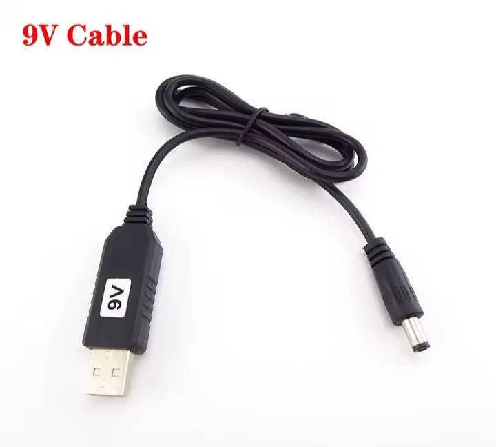 USB 5 В до постійного струму  9 В 12 В 5,5 мм 3,5 мм