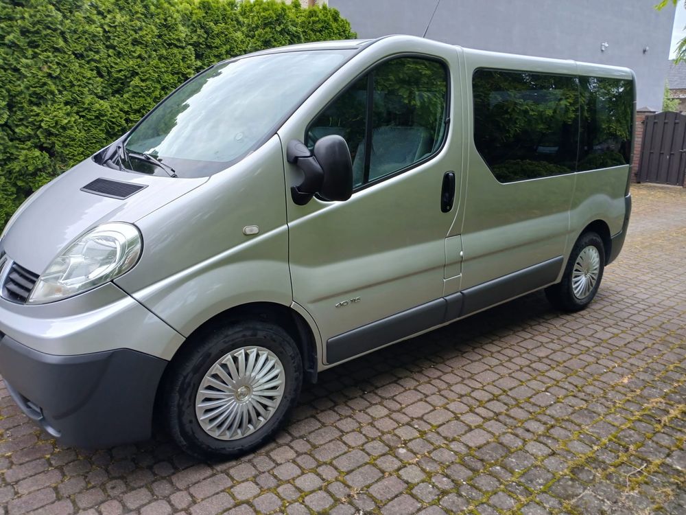 Renault Trafic przeznaczony dla przewozu niepełnosprawnych.