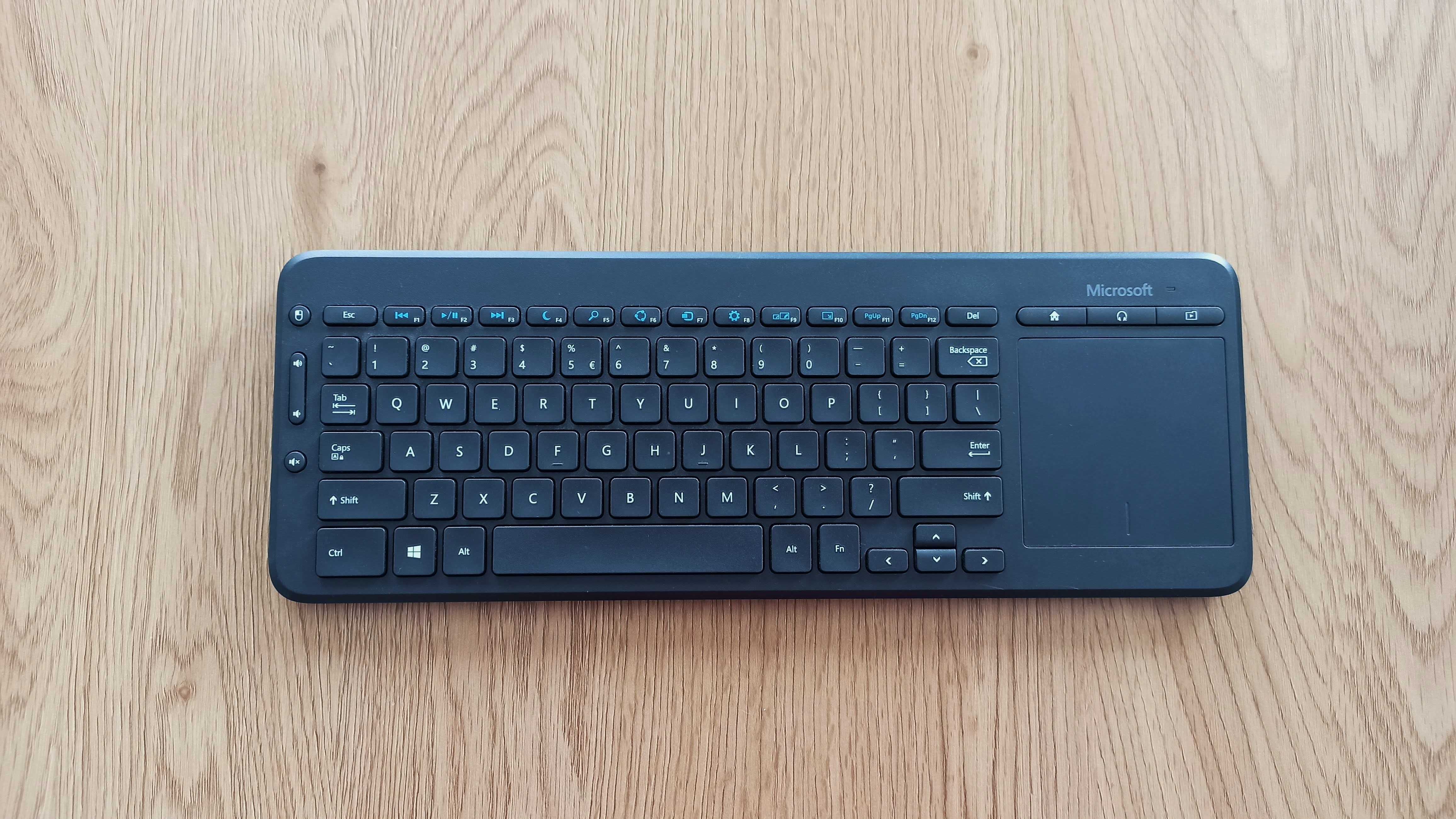 Klawiatura Microsoft All-In-One Media Keyboard Bezprzewodowa Touchpad