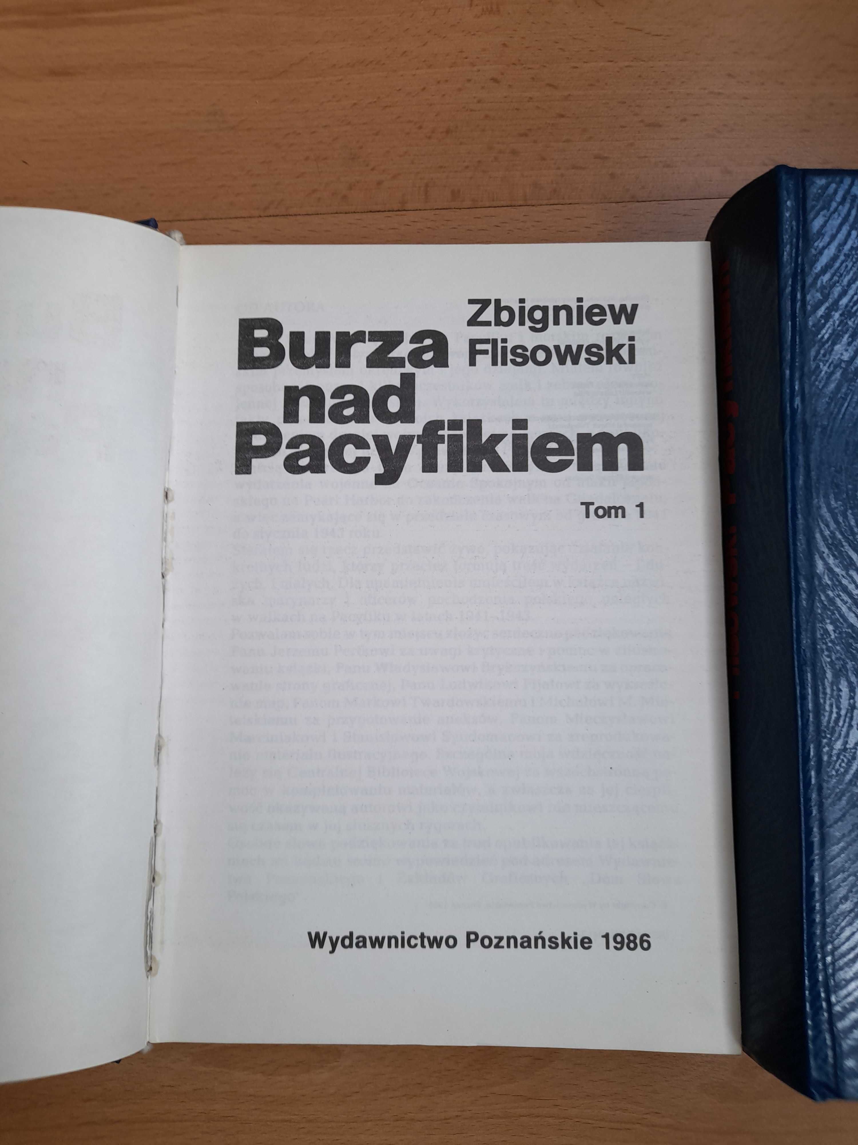 Burza nad Pacyfikiem T.1 i T.2. Zbigniew Flisowski