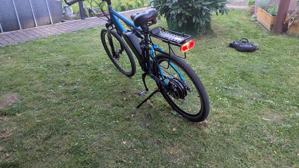 Rower elektryczny w pełni amortyzowany,stan idealny