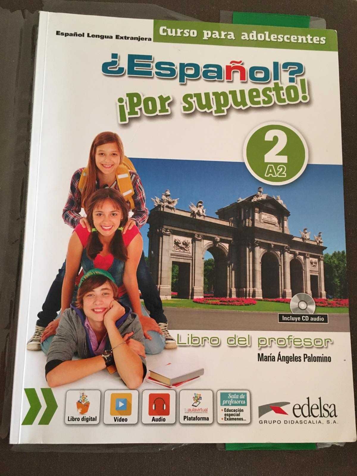 Підручник Іспанська Espanol Por supuesto 2 (A2) Libro del profesor +CD