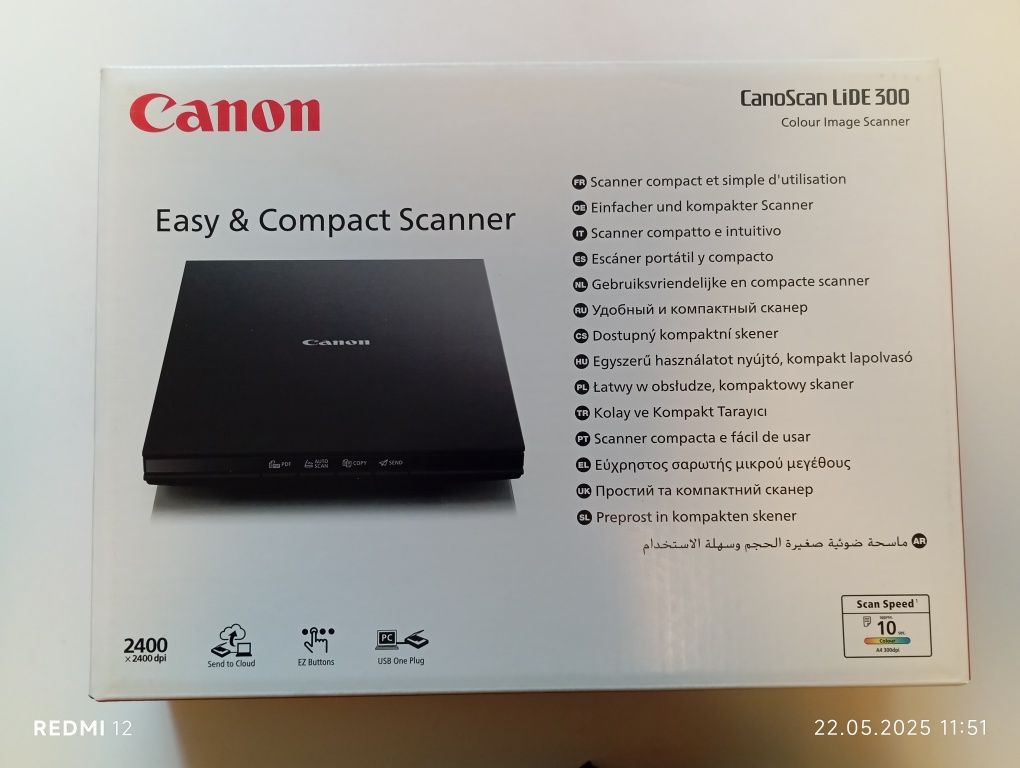 Сканер планшетний Сanon LiDE300  Кенон