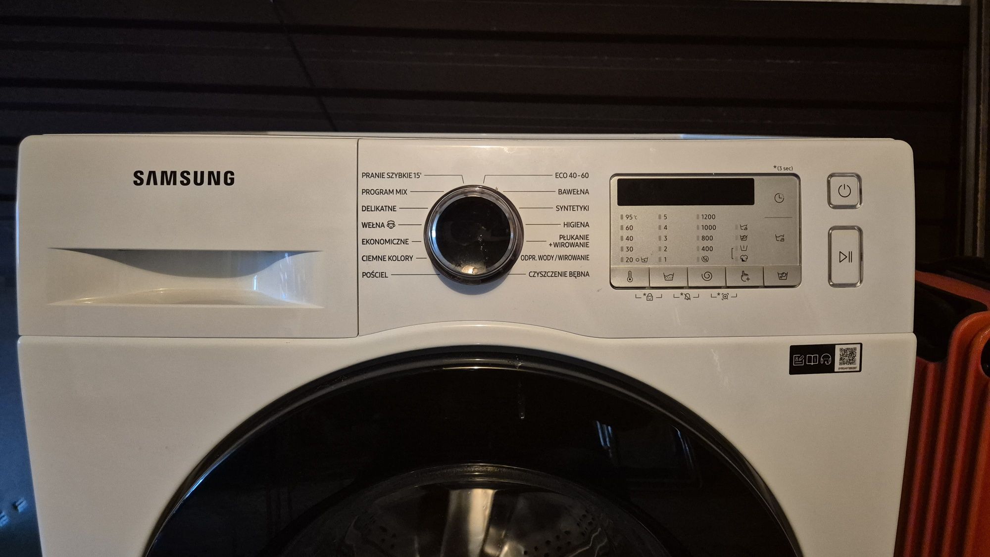 Pralka Samsung eco bubble 8kg uszkodzona