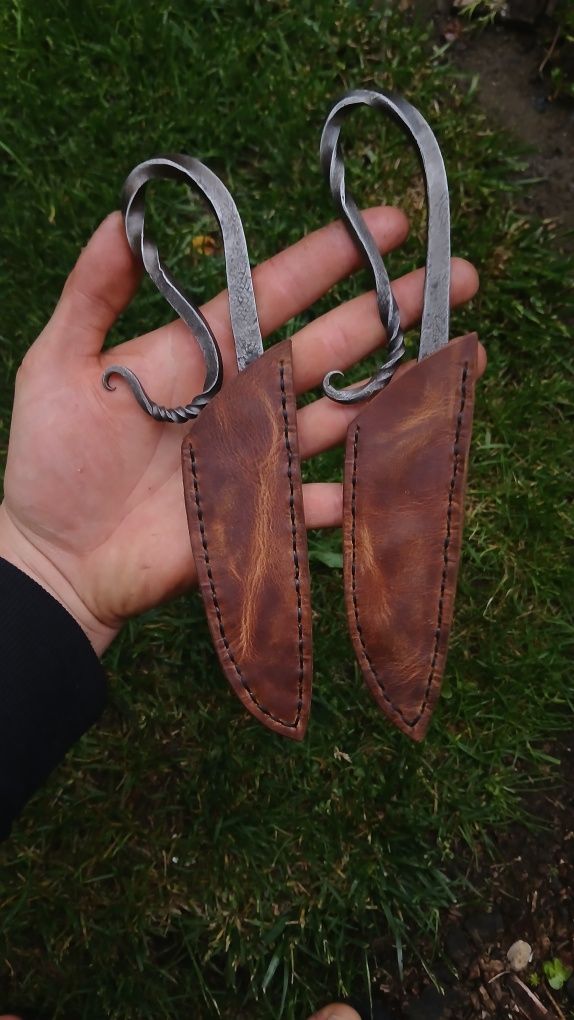Ręcznie wykuty nóż kowalski / noże kowalskie / knifemaking
