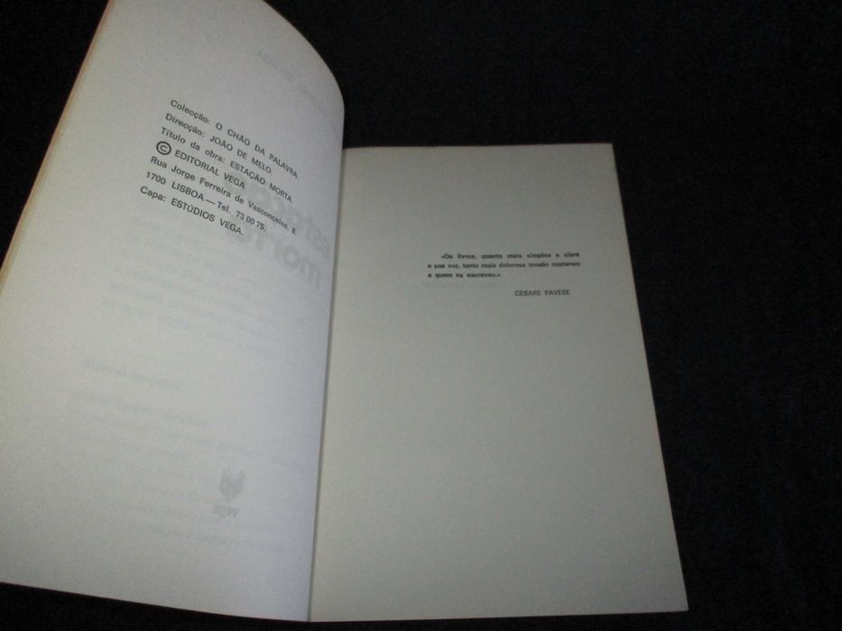 Livro Estação morta Maria Ondina Braga
