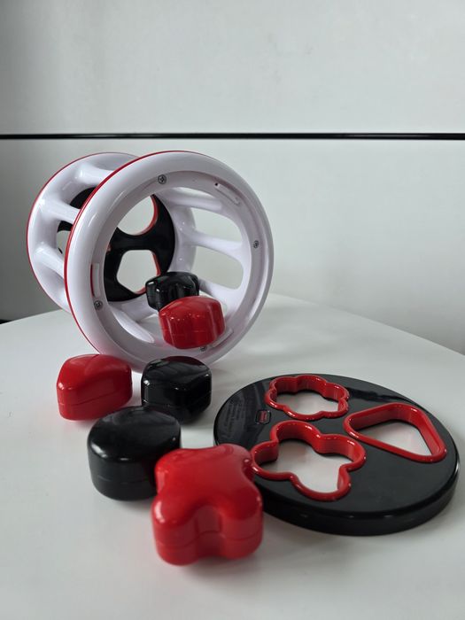 Sorter Dumel kontrasty czarny biały czerwony