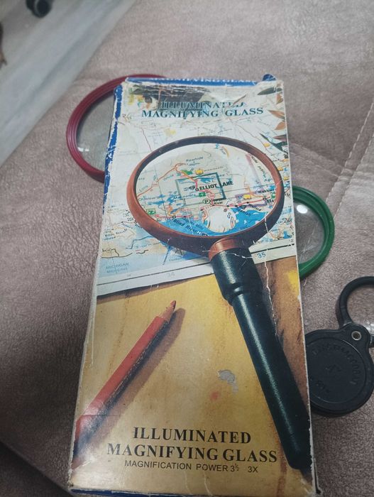 Лупа ручная  круглая