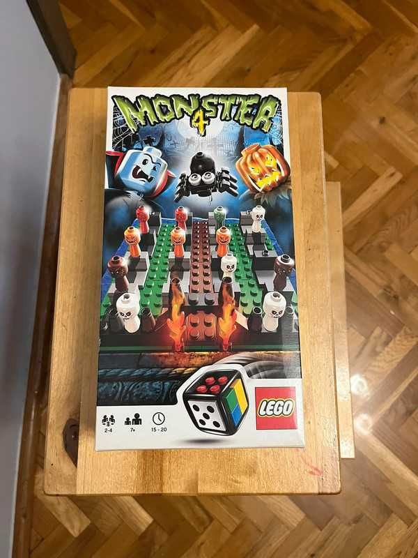 Monster 4 LEGO 3837 gra planszowa na klocki zapasowe