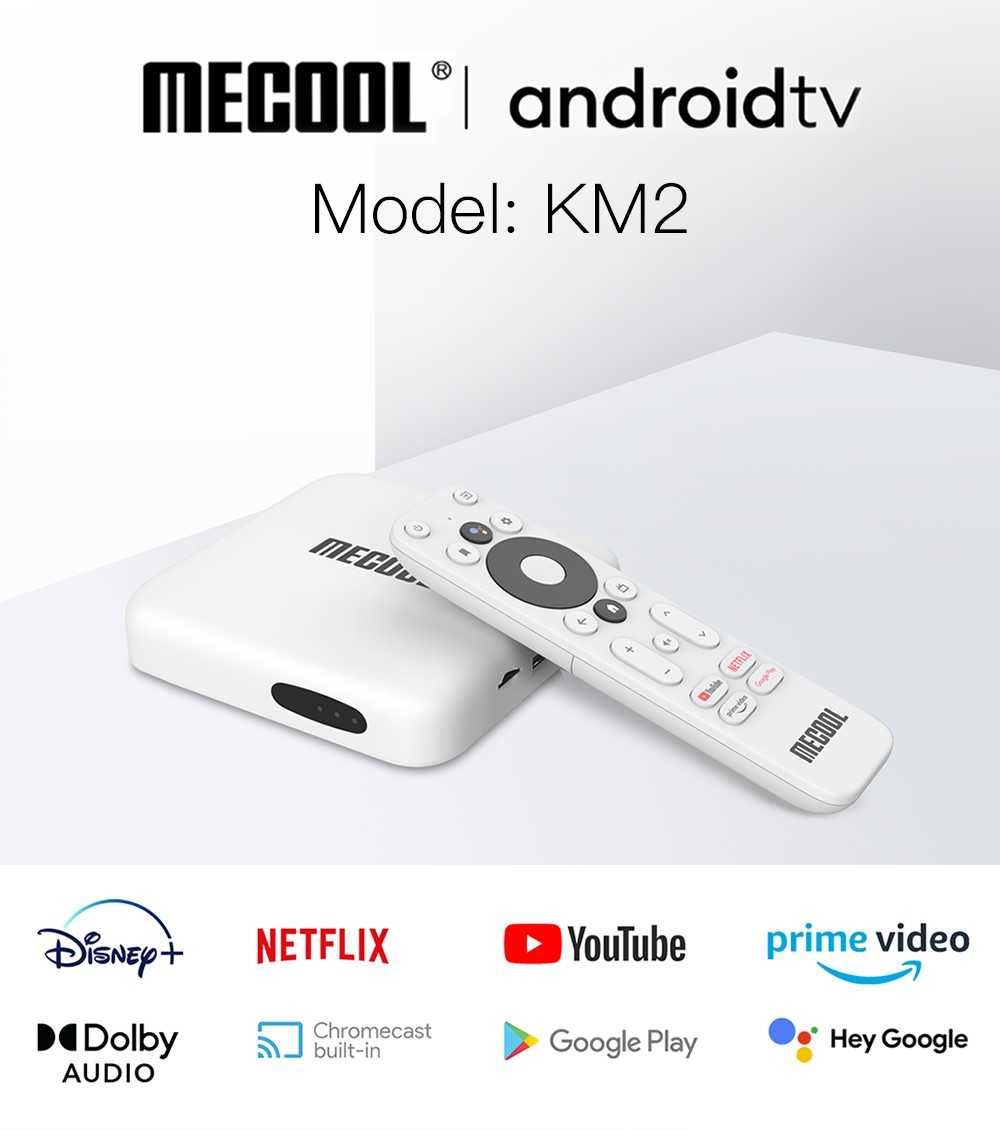 MECOOL KM2 Netflix 4K S905X2 4K TV BOX Android TV Disney