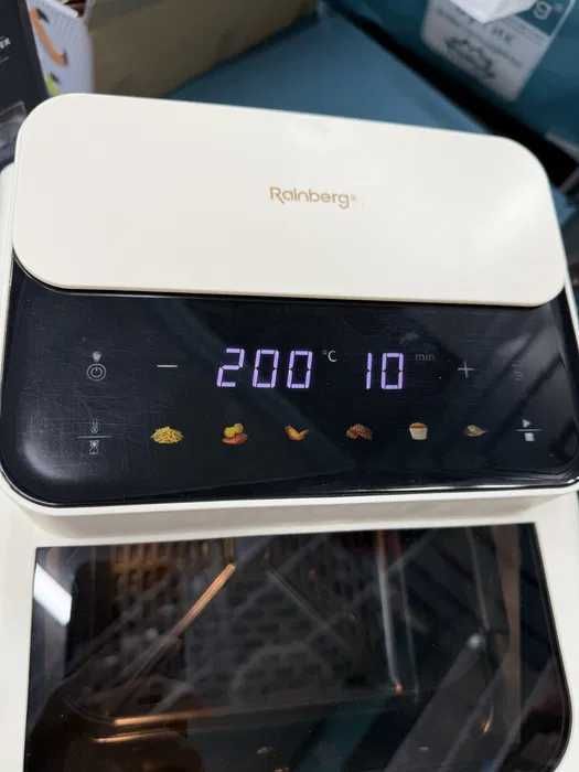 Аэрогриль фритюрница для дома 9л 4200W Rainberg RB-2300 вт новый!
