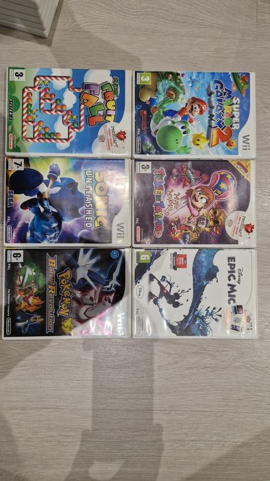 Nintendo Wii com acessórios e jogos