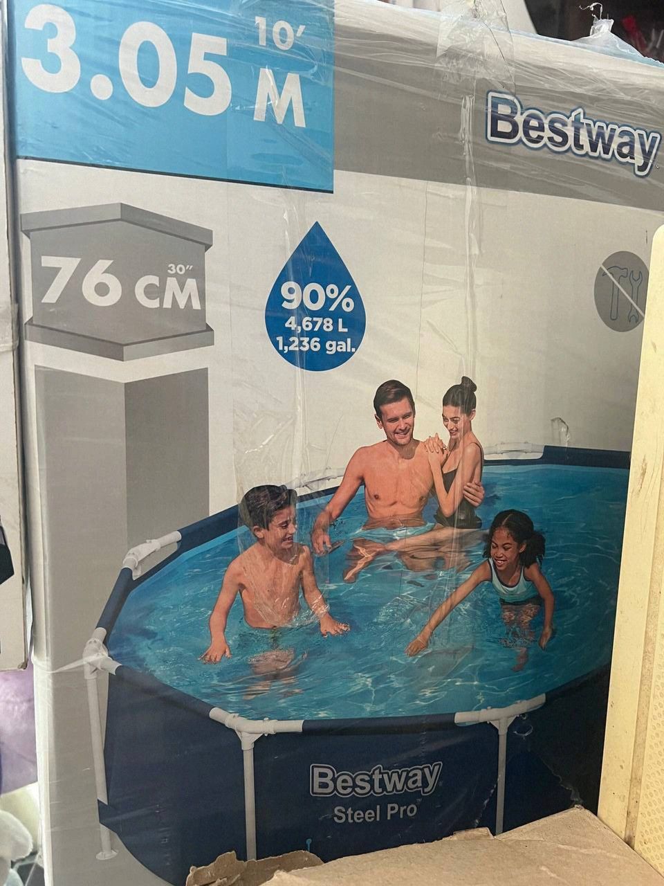 Басейн каркасний новий