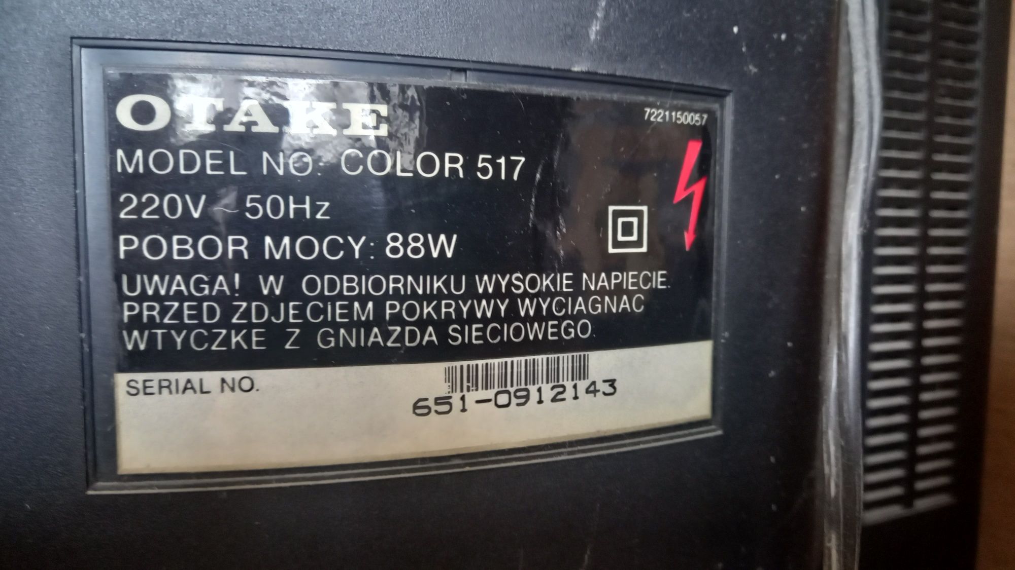 Telewizor otake 21