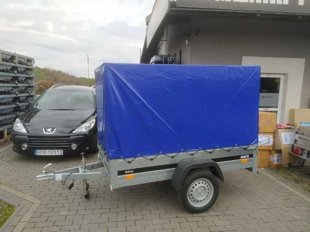 PRZYCZEPA samochodowa przyczepka MARTZ 205x110 TEMA ZASŁAW Brenderup