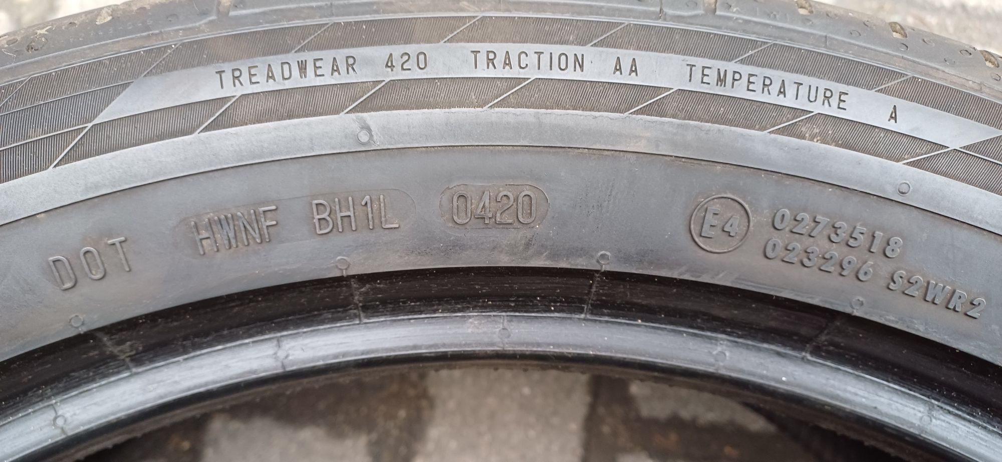 CONTINENTAL 285/40R21 109Y XL , pojedyńcza opona letnia.