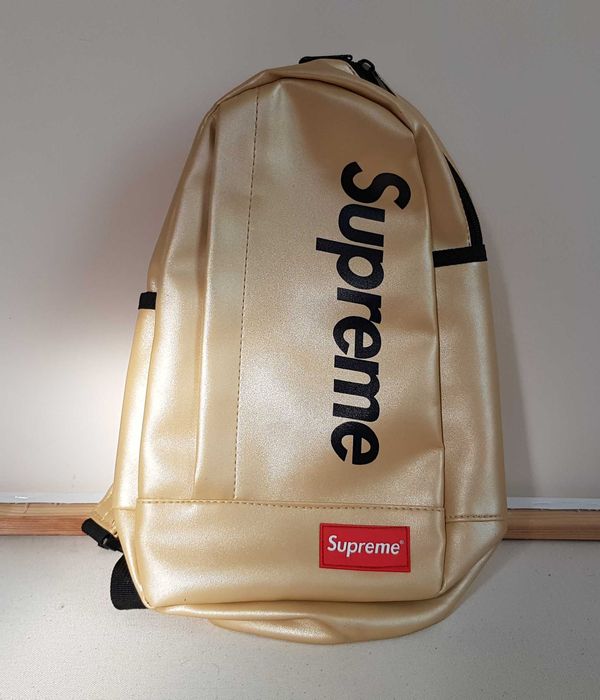 Рюкзак Supreme дитячий, колір золотий! Модний