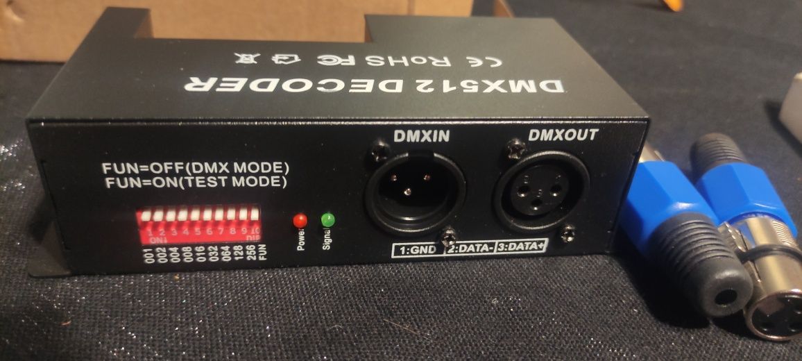 Kontroler DMX 512 RGBW 16A 4x4A Taśma LED DEKODER
