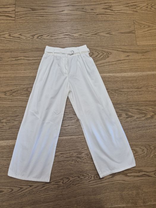 Letnie spodnie dla dziewczynki marki Zara w rozmiarze 134.