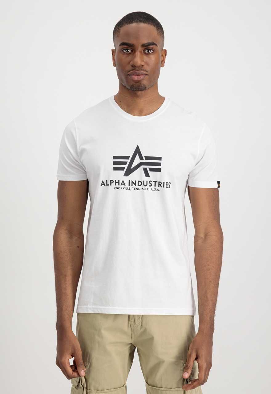 Alpha Industries t-shirt BASIC 2-PACK CZARNO/BIAŁY