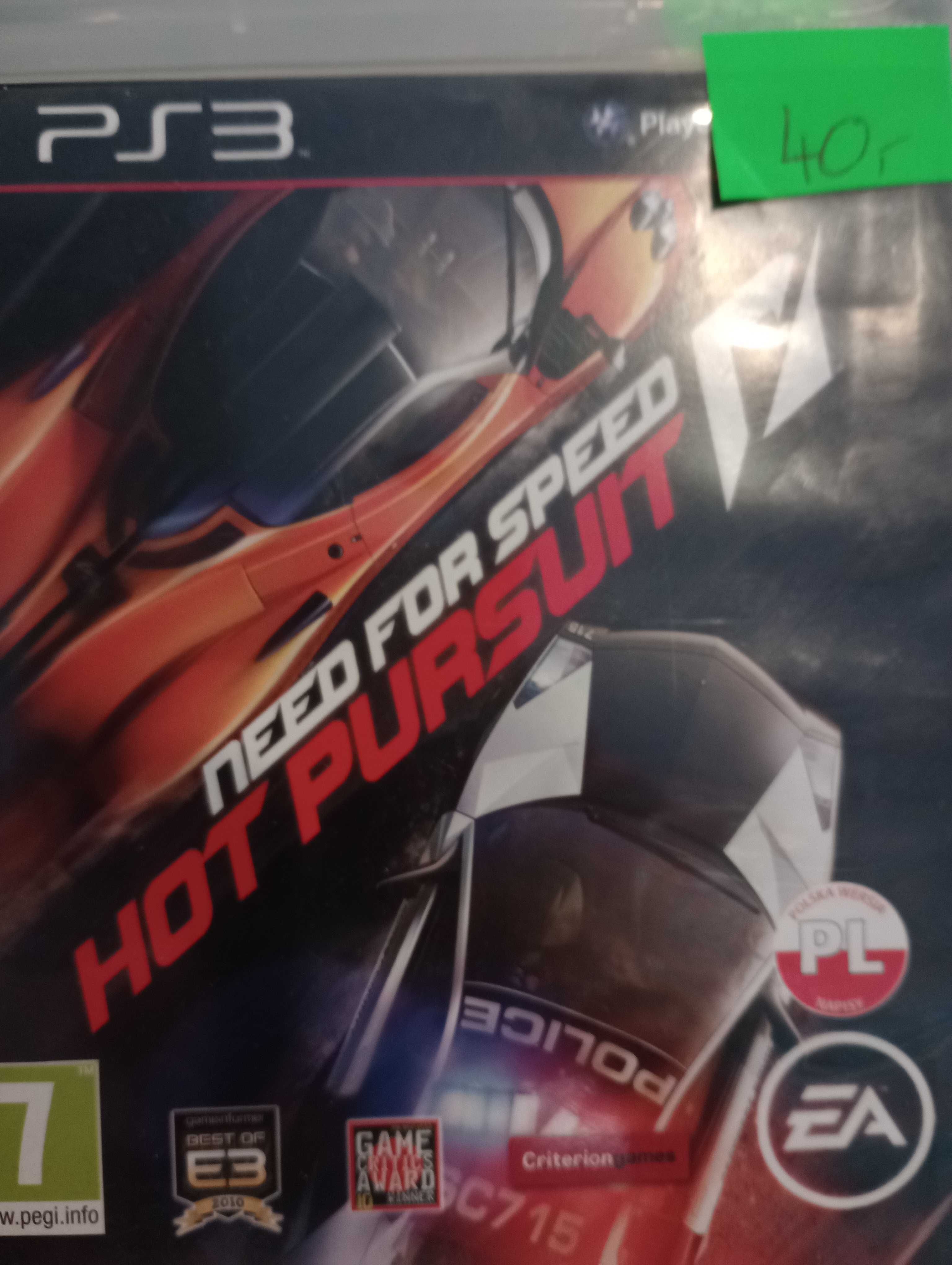 PS3 Need For speed Hot pursuit PlayStation 3 pl