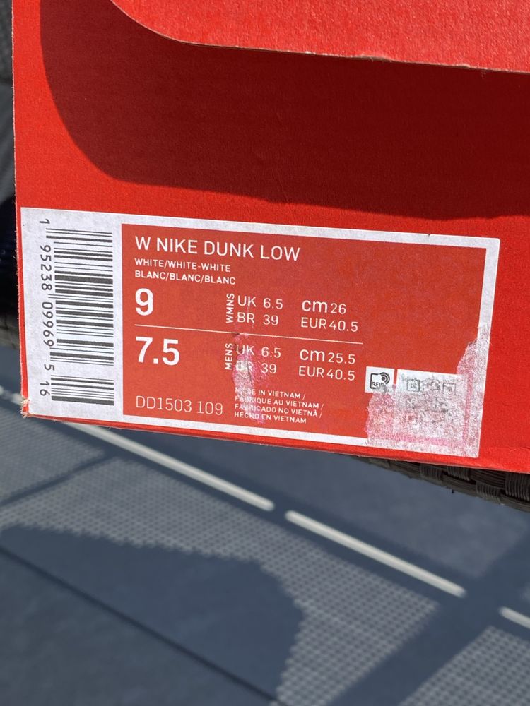 Nike dunk low rozmiar 40,5