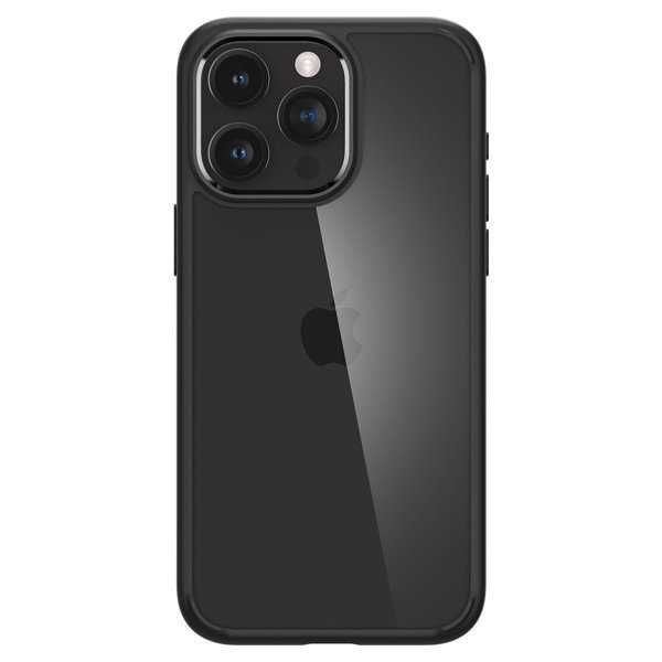 Spigen Crystal Hybrid, matte black - iPhone 15 Pro Max case Tamka 22