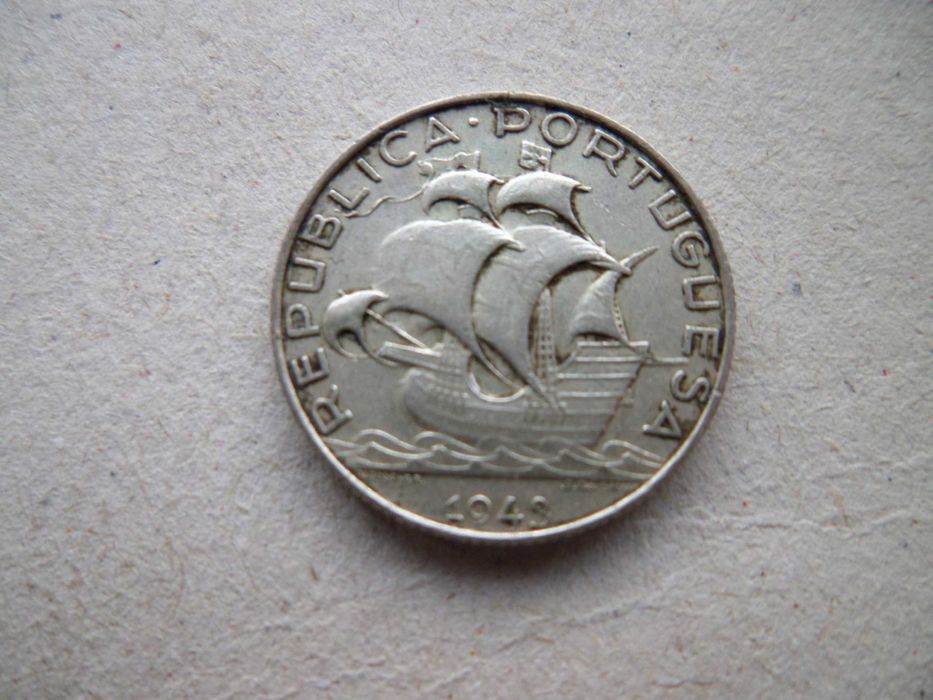 Moeda  2..5  Escudos  1943  , Prata