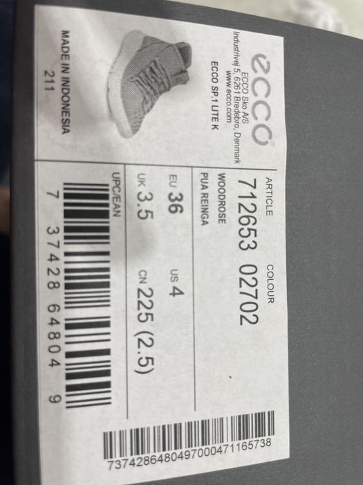 Buty Ecco rozmiar 36