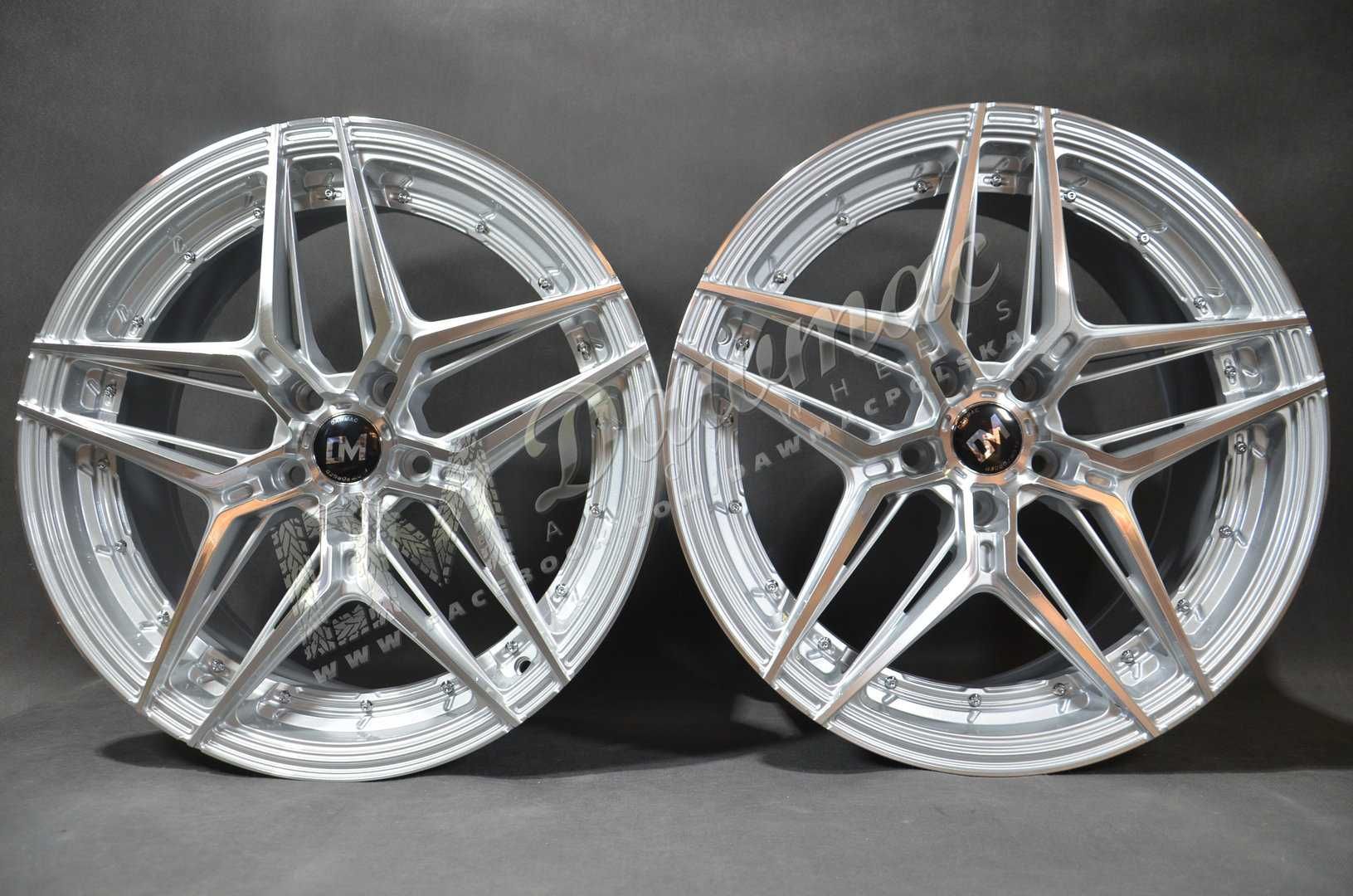 Felgi aluminiowe DM14 19" 8,5J ET35 + 9,5J ET38 5x114,3 Silv Mach Face