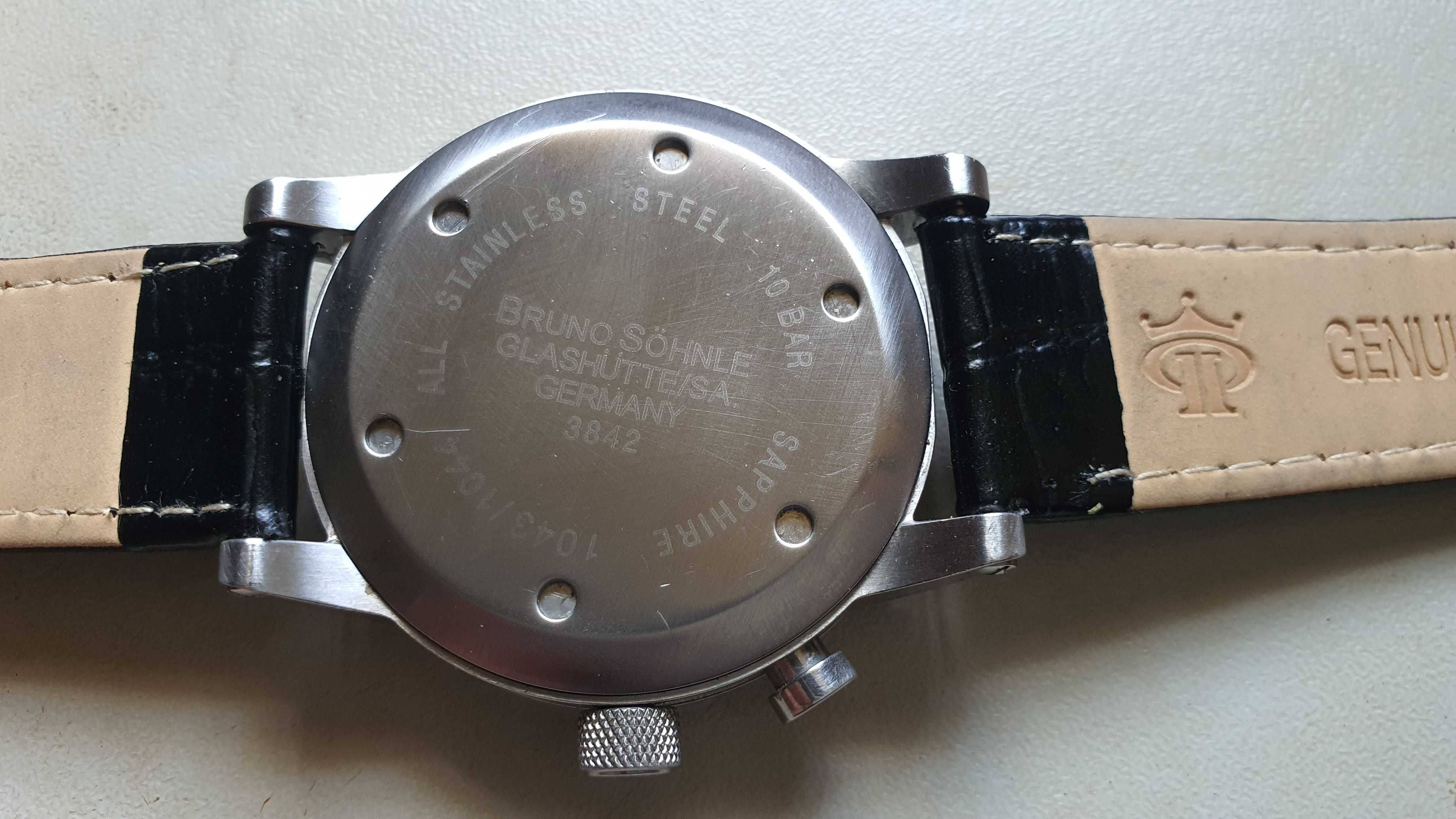 bruno sohnle - glashutte - alarm - zegarek