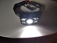 Latarka czołowa led usb. Bardzo mocna i wydajna. Czujnik ruchu