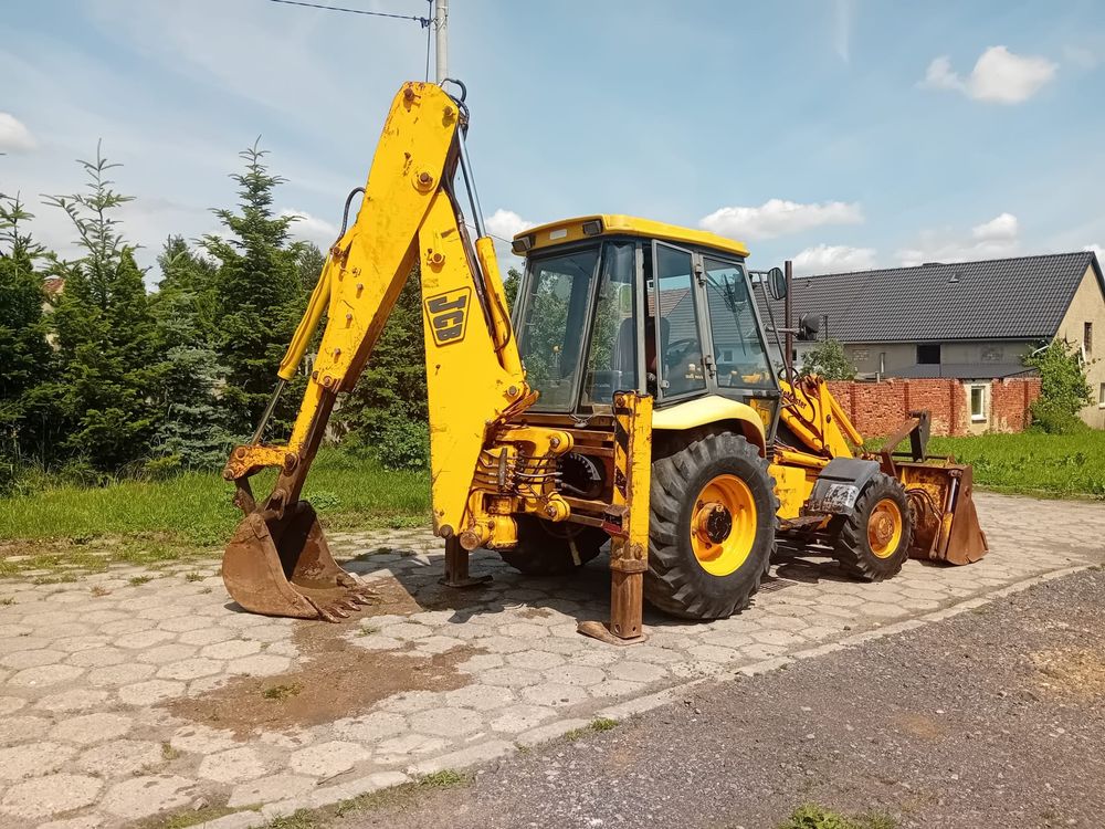 Koparko-ładowarka JCB 3CX Szczęka Teleskop 4X4 Widły