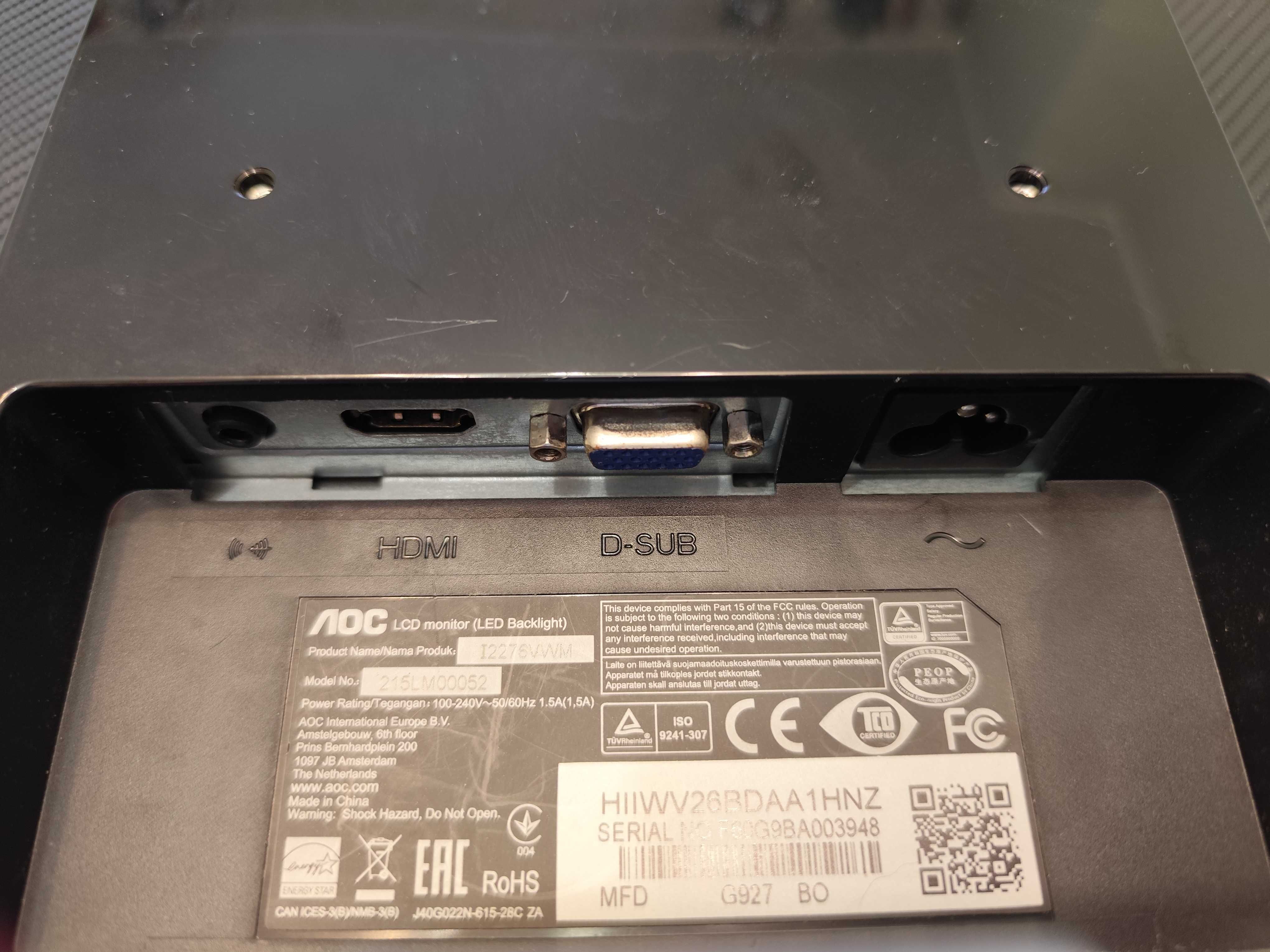 Monitor AOC I2276VWM 21,5'