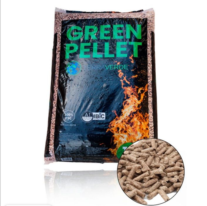 Pellet bukowy Terra Verde paleta 975kg