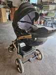 Używany wózek 2w1 junama diamond + adaptery do fotelika cybex